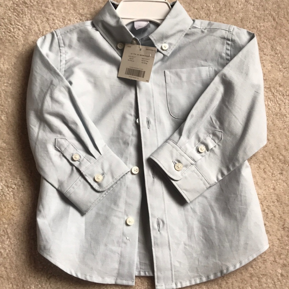 Janie and Jack boys shirt 12-18m NWT